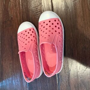 Kids Pink Slip-On Shoes